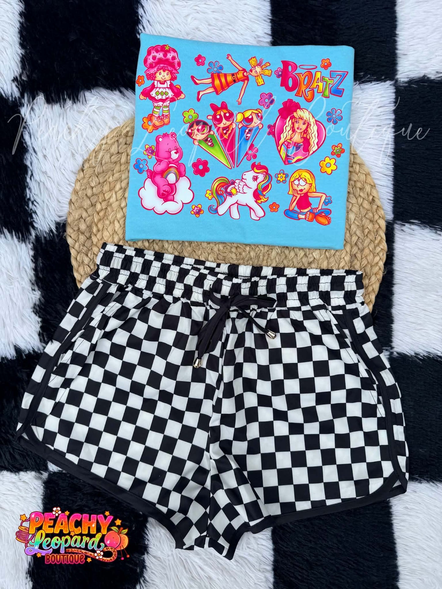 Youth Large Comfort Tee & Shorts - Girlhood