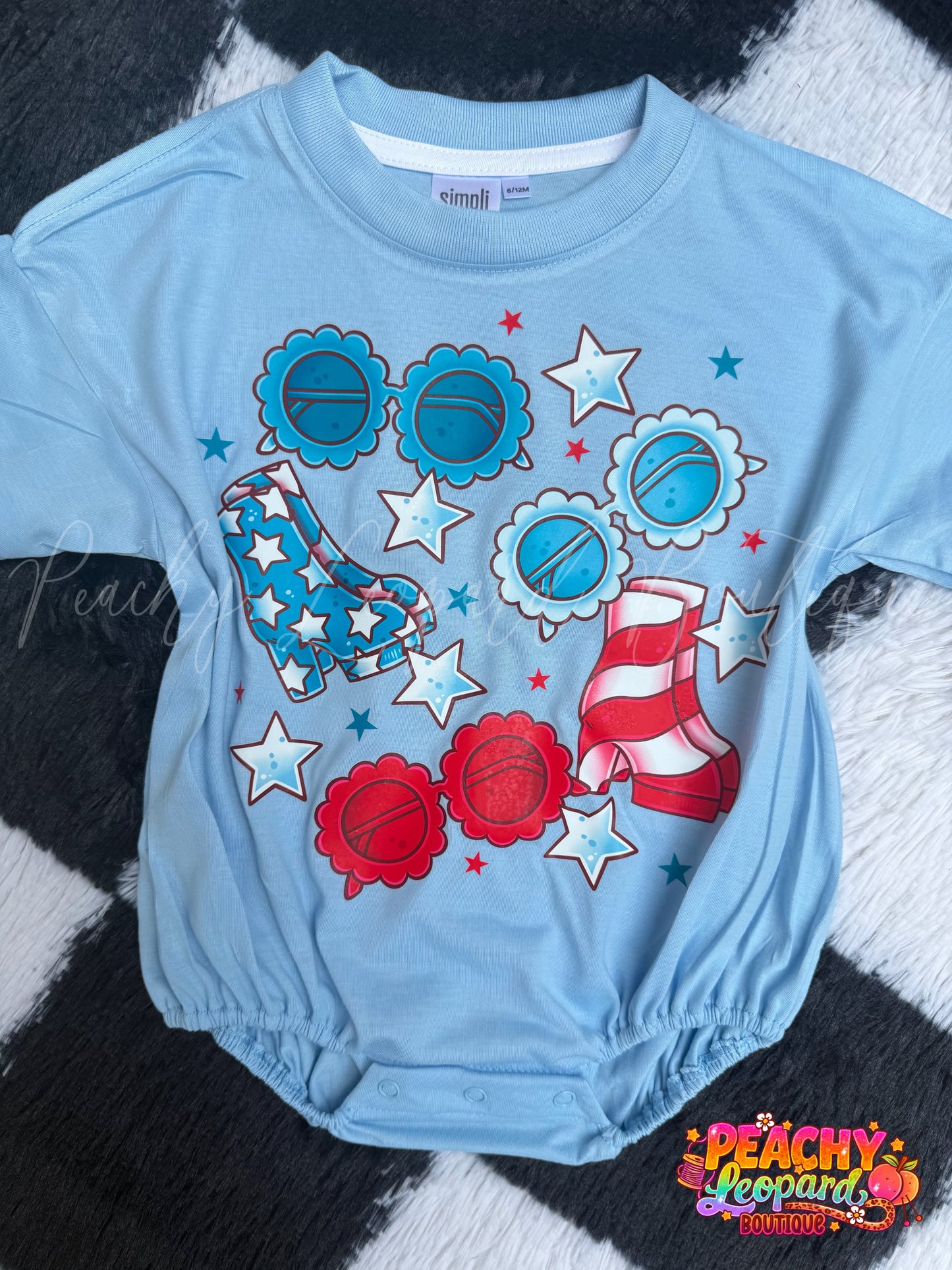6/12 Blue Bubble -Groovy Boots
