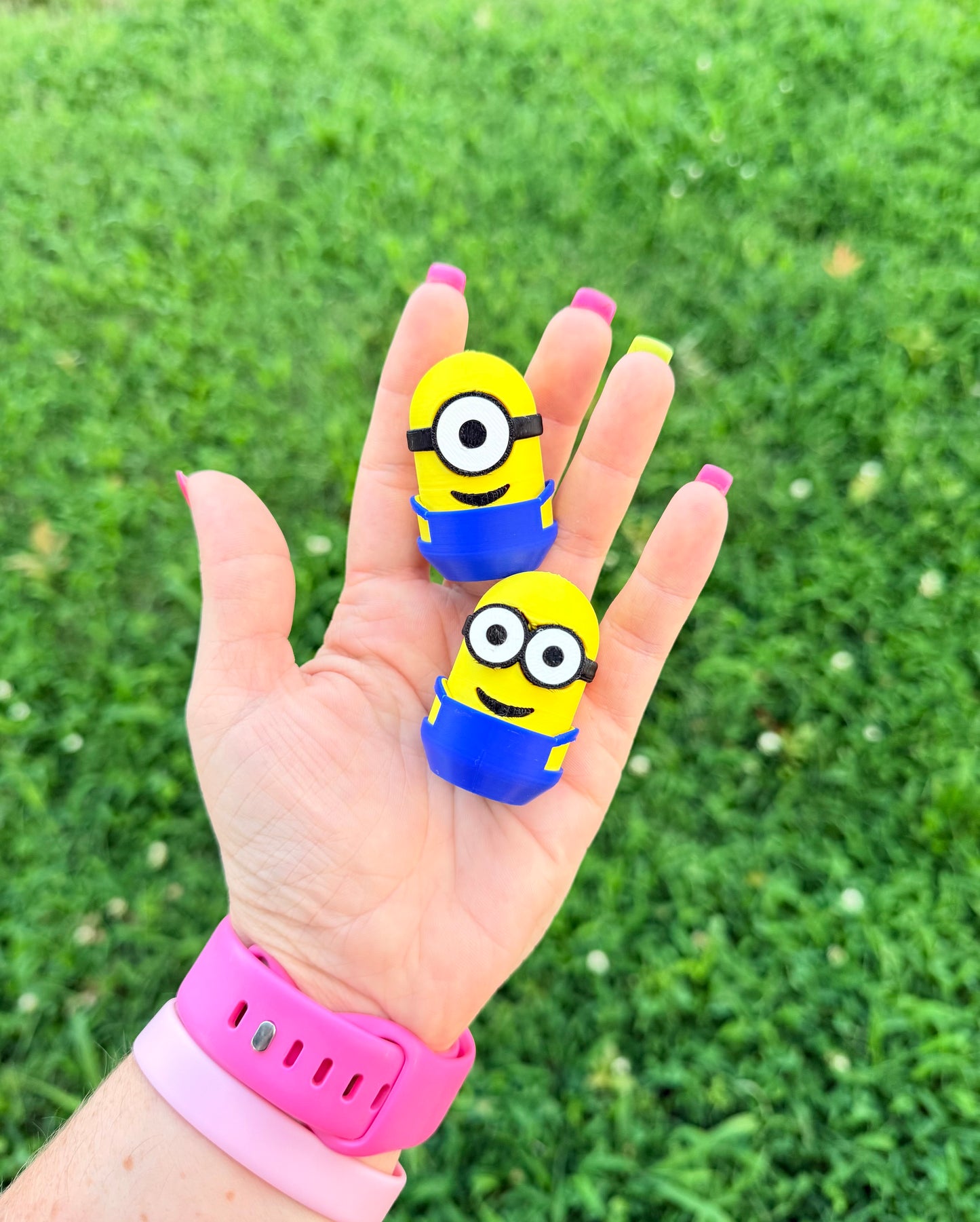 Minions 3D printed fidget clicker