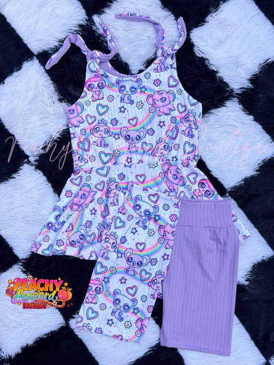 6/7 Tie Peplum & Bikers - LPS