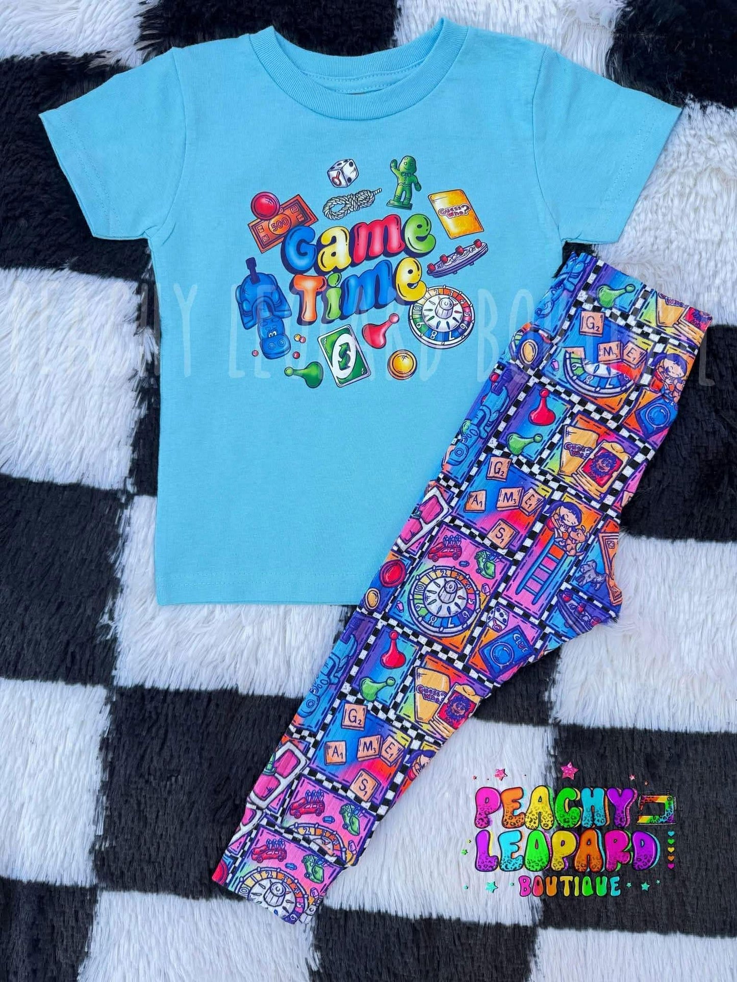 2t Tee & Leggings - Board Game Mashup