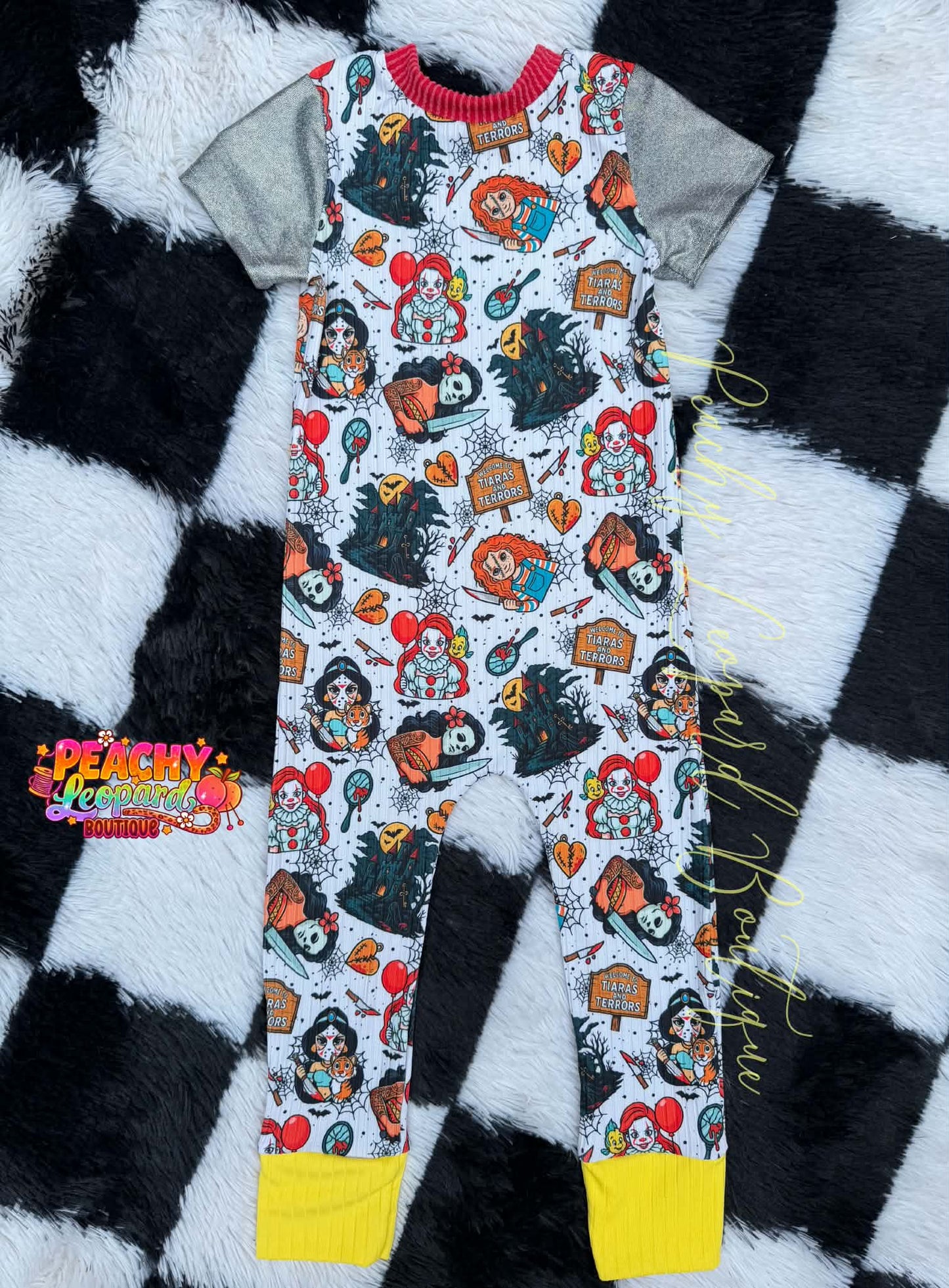 3T SS OG Romper - Horror Princesses