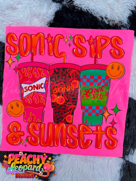 Adult XL Sonic Sip Tee