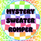 MYSTERY SWEATER ROMPER