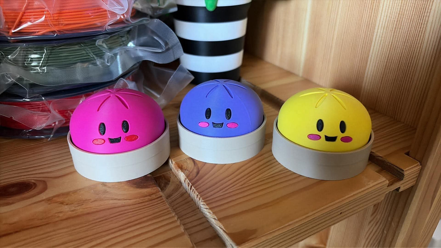 MYSTERY 3D printed dumpling clickers (fidget toy)