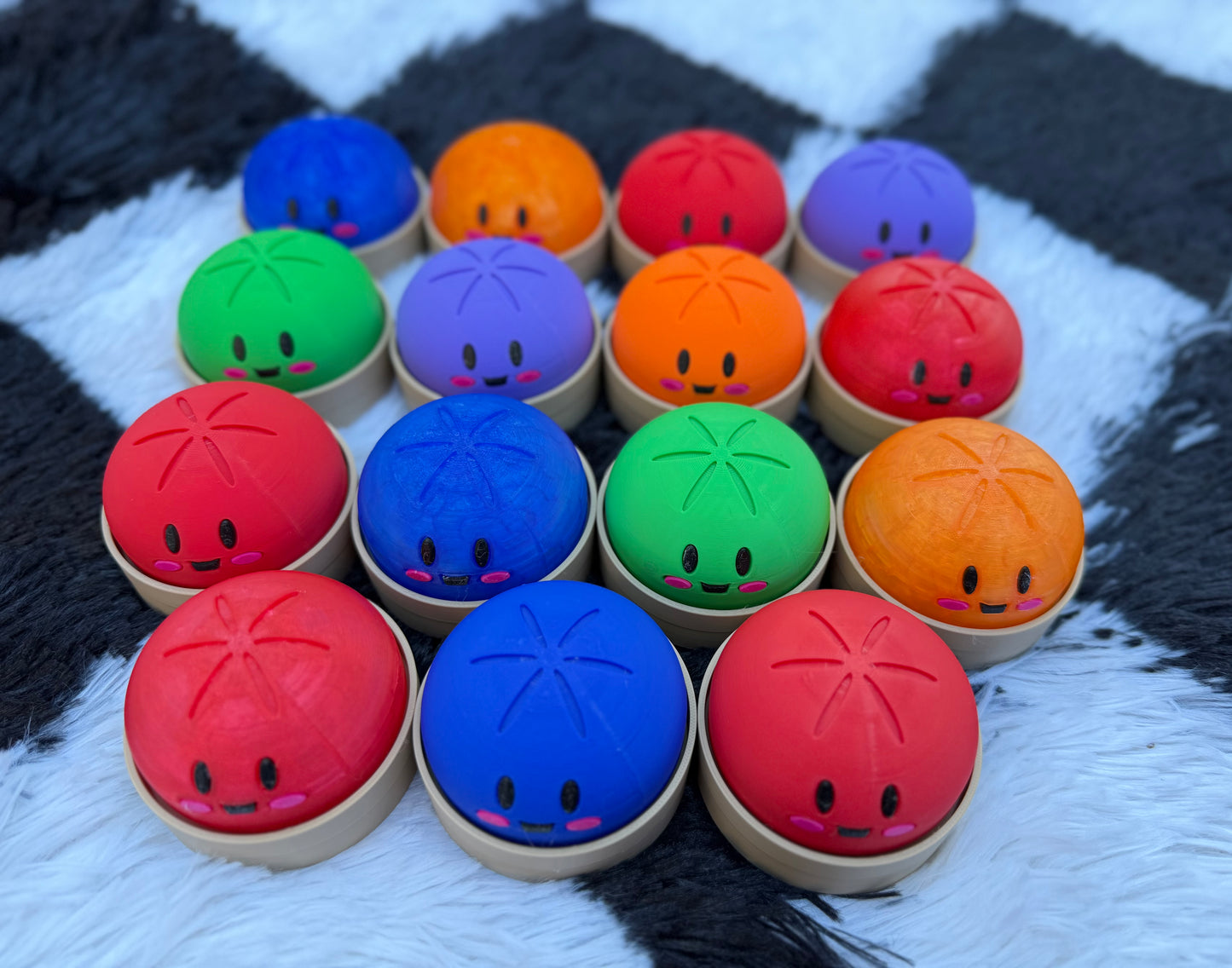MYSTERY 3D printed dumpling clickers (fidget toy)