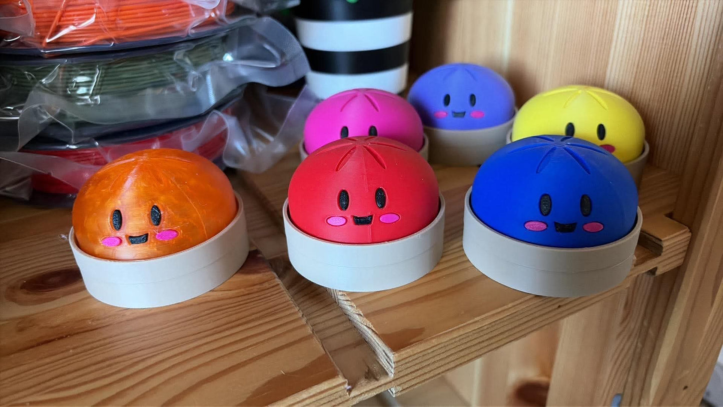 MYSTERY 3D printed dumpling clickers (fidget toy)