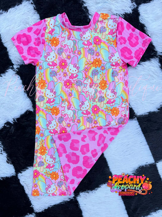 7/8 Olivia Dress - Fairy Kitty