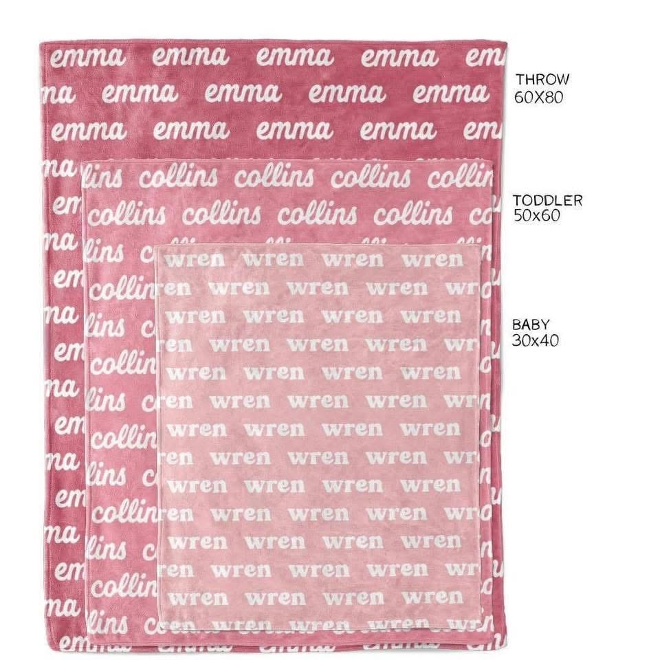 Name Blankets