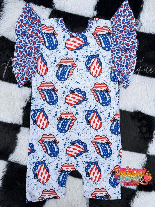 8/9 Flutter Sleeve OG Shortie - Rockin' Americana