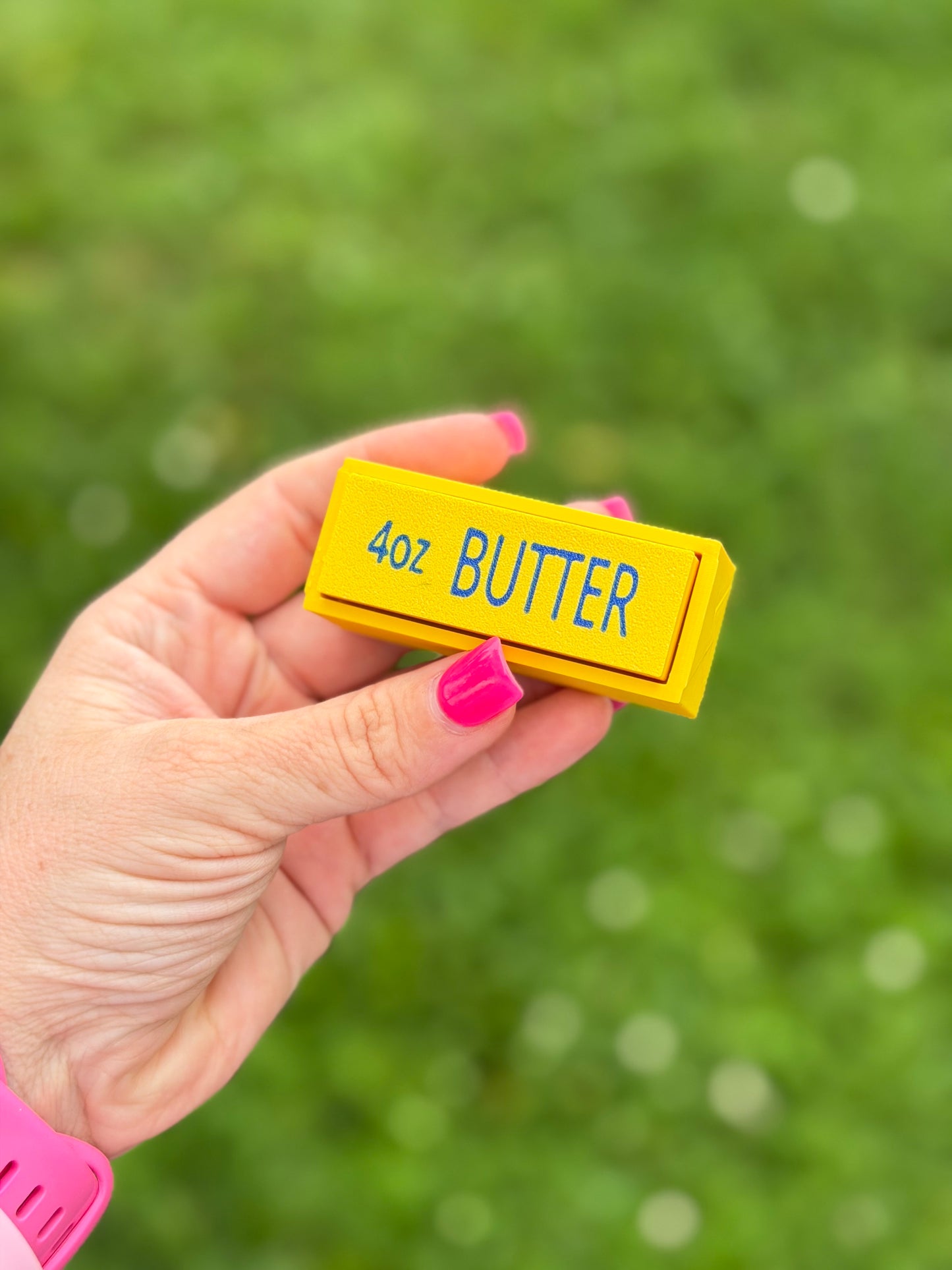 Butter 3D printed fidget clicker